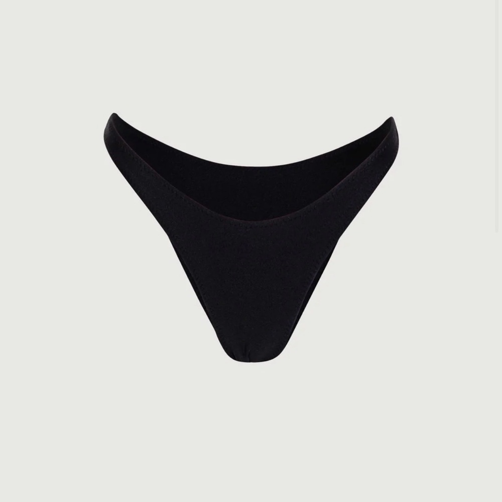 SAME Swim Black High Leg Bottom